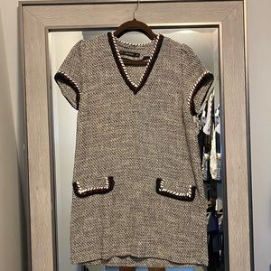 Zara Dress with Woven Fabric and Design